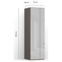 DULAP LEX 75-240-66 D GRI/JSZ
